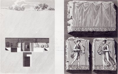Etruscan Tombs by Franciszek Smuglewicz